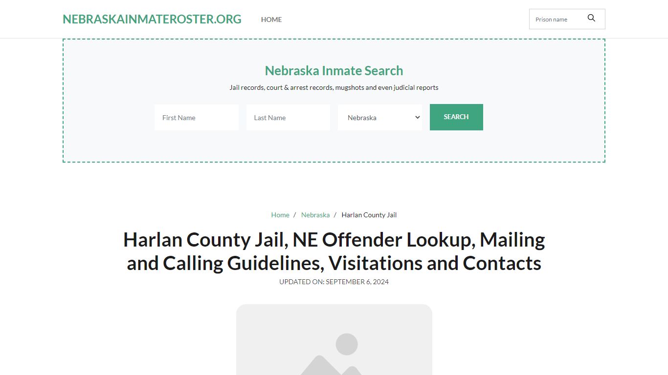 Harlan County Jail, NE: Inmate Search Options, Visitations, Contacts